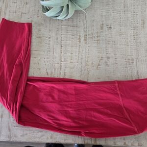 lululemon Athletica Red Leggings Size 10